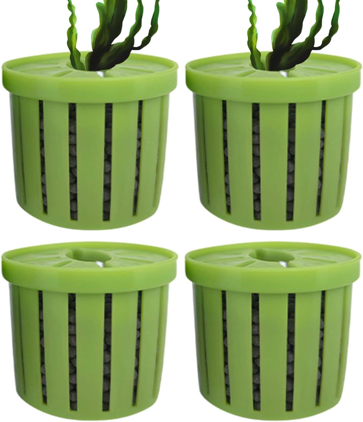 Aquarium Plant Cup,Aquatic Plant Cup - Small Stable Planting Basket for Desk Decorations Wall Window Pond Garden Corner Shelf