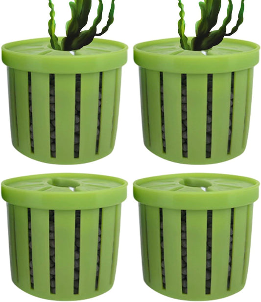 Aquarium Plant Cup,Aquatic Plant Cup - Small Stable Planting Basket for Desk Decorations Wall Window Pond Garden Corner Shelf