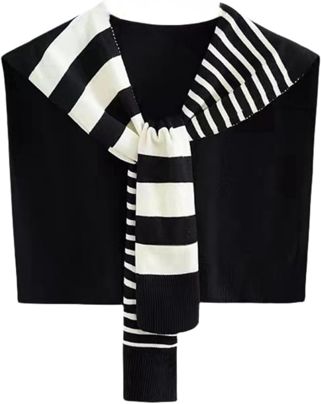Sweater Shawl Wraps for Women Sweater Knitted Knotted Shawls Travel Casual Scarf Cape Shoulder Tops Fashion Wrap