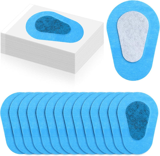Panitay 40 Pcs Adhesive Eye Patchesfor Men Disposable Eye PatchesLatex Free Adhesive Bandages(3 x 2 Inch,Blue)