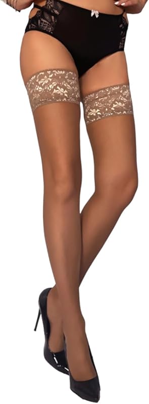 Charm and Attitude Thigh High Stockings for Women Sexy Pantyhose | Sheer Pantyhose Stockings for Women