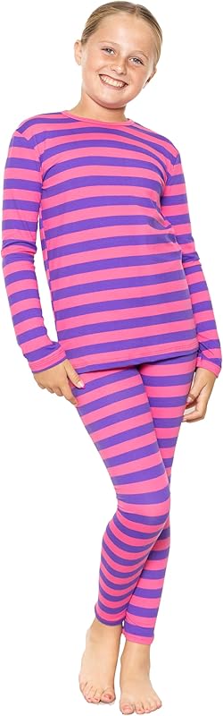 STRETCH IS COMFORT Oh So Soft Youth Girls Long Sleeve Crew and Leggings Set, Includes Top and Bottom