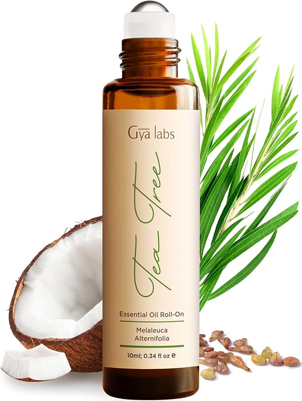 Gya Labs Peace Essential Oil Roll on - 100% Pure Natural Calming Oil for Fatigue, Blend with Patchouli, Frankincense, Aromatherapy Relaxation Gifts for Women and Men, Travel Size (0.34 Fl Oz)