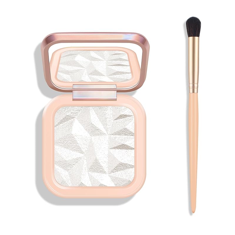 KYDA Face Sculpting Contour Palette, Natural Shimmer Smooth Contour Pressed Powder, Ultra-fine Lightweight, Easy to Blend, Multiuse Baked Contour Makeup-BRONZER