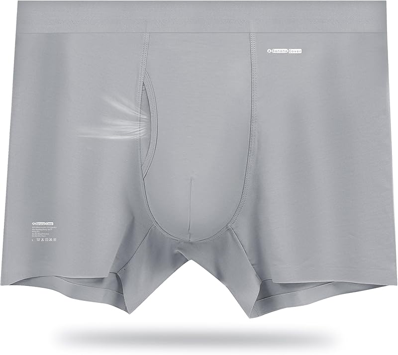 Premium Men's Naked Feeling Air Micro Modal Boxer Briefs - Softer Than Cotton-Athleisure Mens Underwear Trunks