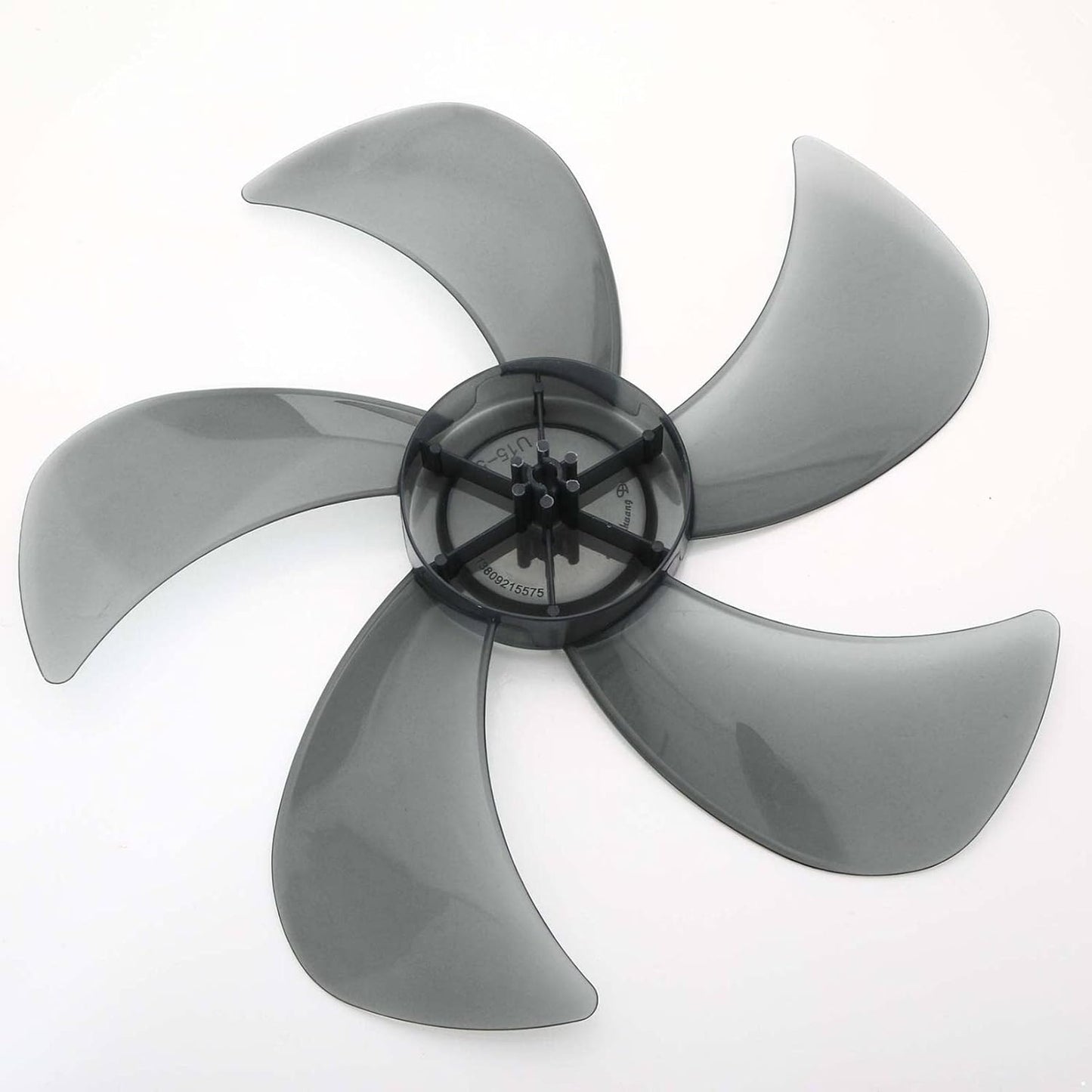 Plastic Fan Blade Replacement for Standing Pedestal Fan Table Fanner General Accessories with Nut Cover Type B 14 Inch