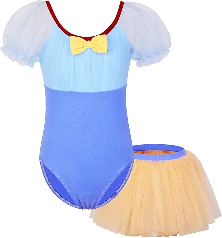 ZNYUNE Girls Kids Ballet Dress Princess Sparkly Ballet Leotards Tutu Girls Dancewear Costume