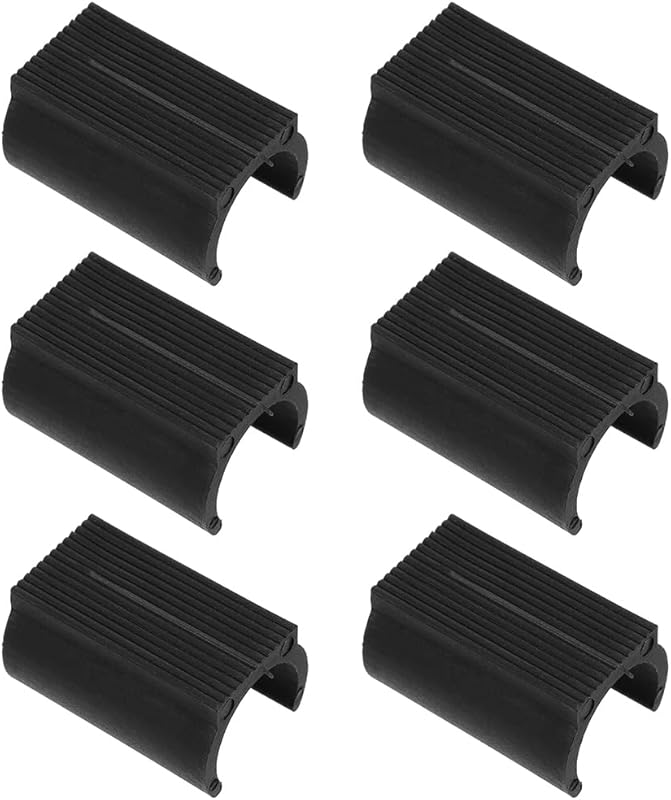 U Shaped Floor Glides: 25Pcs 25mm Plastic Chair Foot U Shaped Floor Glides Tubing Caps Cover Chair Foot Pads Furniture Foot Rectangle Shaped Non-Slip Chair Leg Tip Protectors