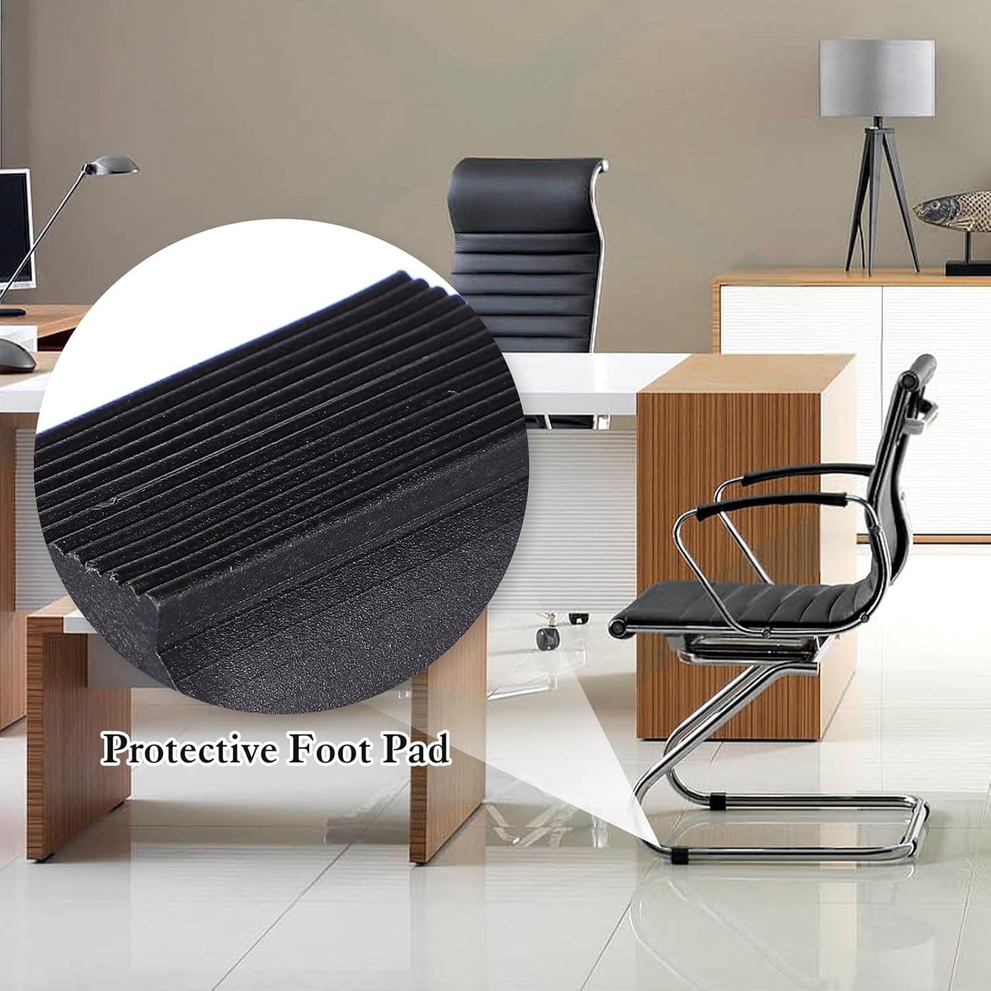 U Shaped Floor Glides: 25Pcs 25mm Plastic Chair Foot U Shaped Floor Glides Tubing Caps Cover Chair Foot Pads Furniture Foot Rectangle Shaped Non-Slip Chair Leg Tip Protectors