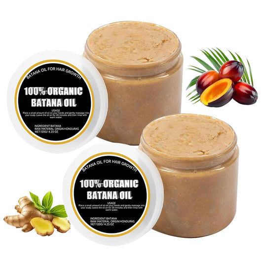 Divine Vitals Batana Oil for Hair Growth, Divine Vitals Organic Batana Hair Growth Oil, Treats Dry Hair, Suitable for all hair types, for Men and Women(2Pcs - 4.23Oz) - TrendyLookz