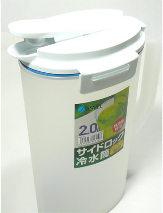 Asvel D-202 Water Pitcher, Drink Bio, White 8231