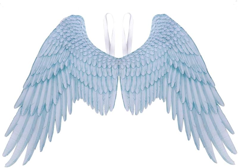 Alodidae 3D Angel Wings Costume with Elastic Straps Halloween Party Mardi Gras Cosplay Accessory