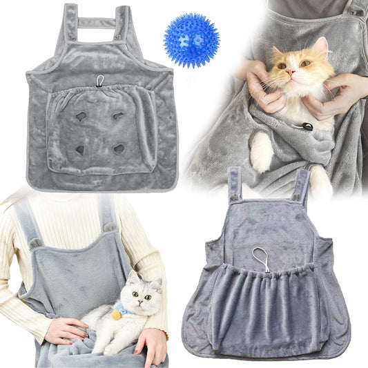 ペットCat Sleeping Bag HugっこUseエプロン ポケット Cat Hugっこ エプロン Nail Clipperり ペット Sleeping Bag HugっこThe button カンガルーポケット Dog ペットスリング Small Dog Winter FlyびoutしPrevention Prevent Hair Adhesion Warmかい ブランケット Cold protection measures Travel Take a walk Through the Court