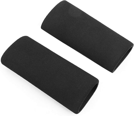 Motorcycle Handle Cover, 2pcs Motorcycle Non-Slip Anti Vibration Soft Foam Handlebar Grip Cover, Black
