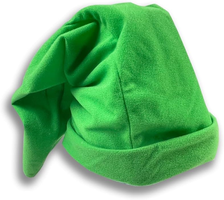 Aimery Halloween Costume Elf hats Accessories, Green hats for Christmas Costume, Adult Storybook Character Costumes