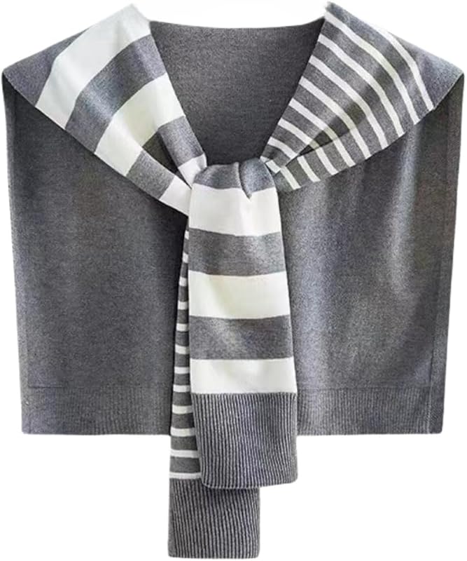 Sweater Shawl Wraps for Women Sweater Knitted Knotted Shawls Travel Casual Scarf Cape Shoulder Tops Fashion Wrap