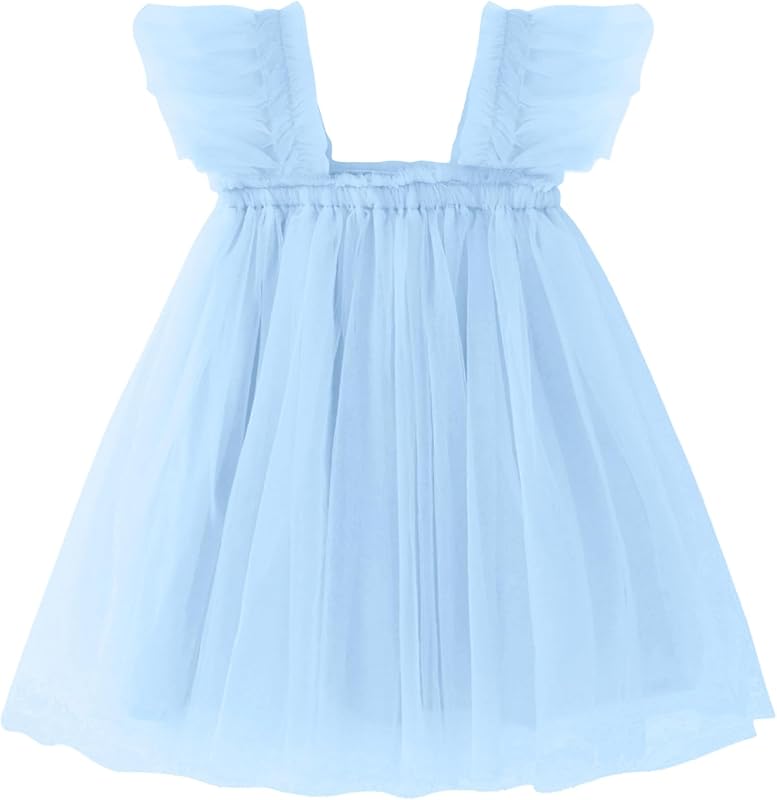 AGQT Baby Girls Tutu Dress Tulle Sundress Size 9M-5T