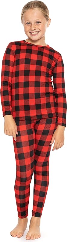STRETCH IS COMFORT Oh So Soft Youth Girls Long Sleeve Crew and Leggings Set, Includes Top and Bottom