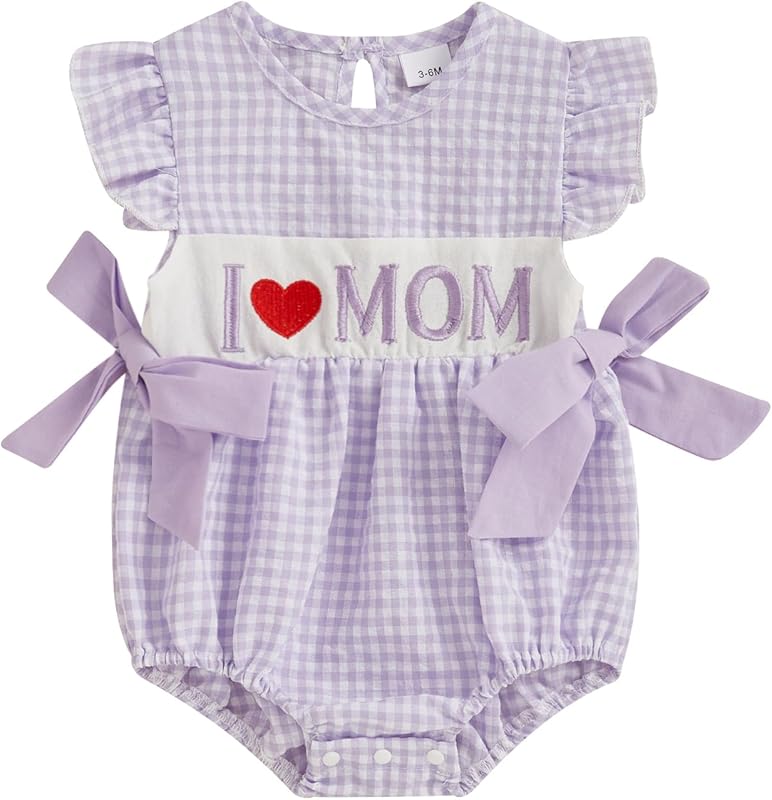 Baby Girl Summer Clothes Newborn Bubble Romper Embroidery Ruffle Sleeve Smocked Bodysuit Cute One Piece Outfit