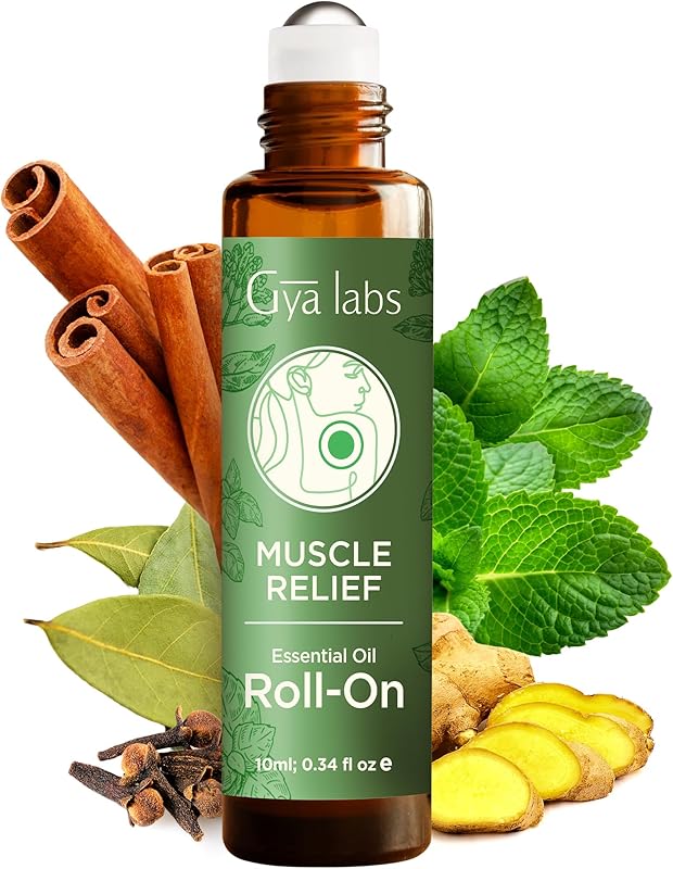 Gya Labs Peace Essential Oil Roll on - 100% Pure Natural Calming Oil for Fatigue, Blend with Patchouli, Frankincense, Aromatherapy Relaxation Gifts for Women and Men, Travel Size (0.34 Fl Oz)