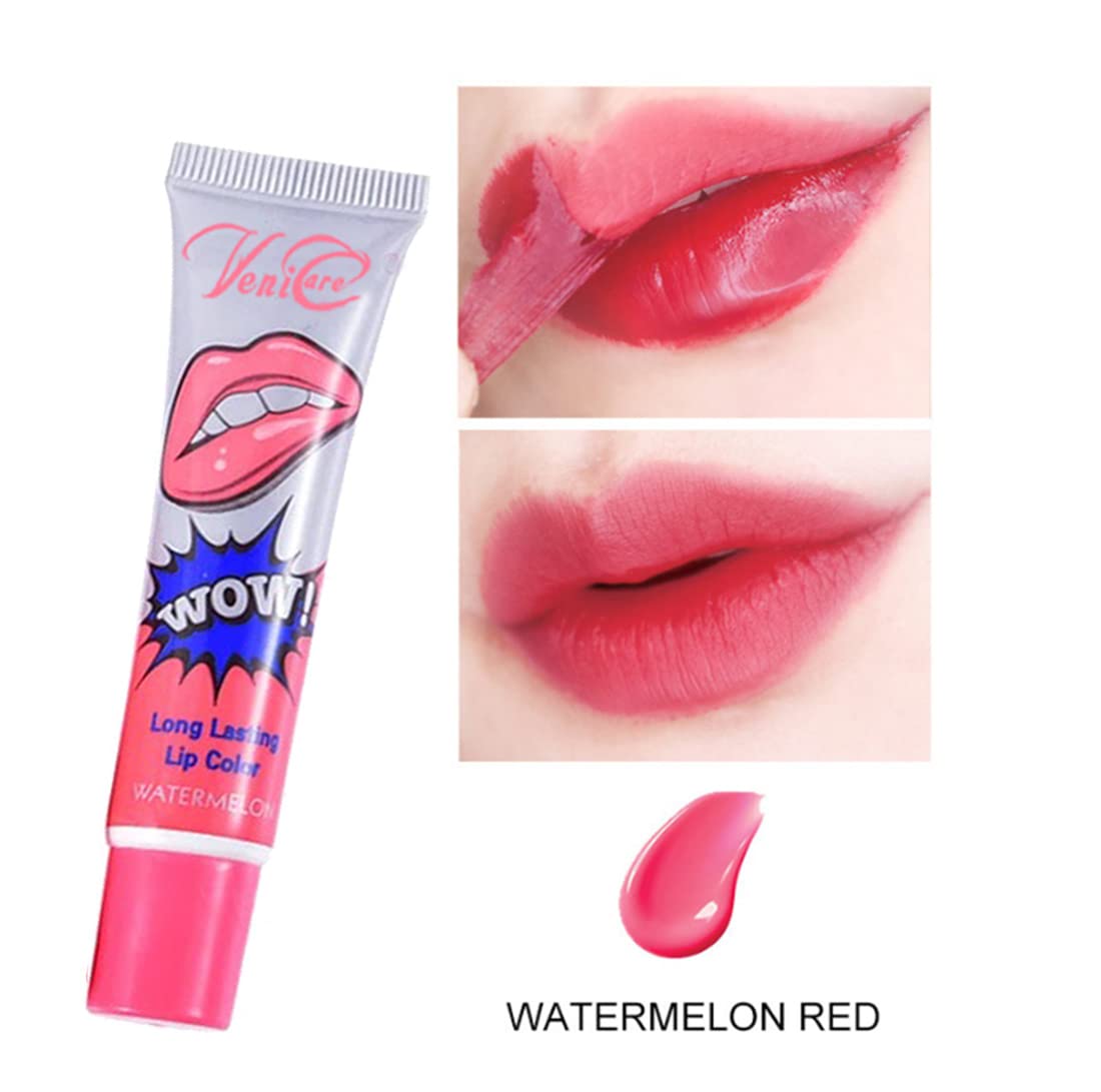 6 Colors VeniCare Lip Stain Lip Gloss Tattoo Magic Color Peel Off Mask Tint Long Lasting Waterproof