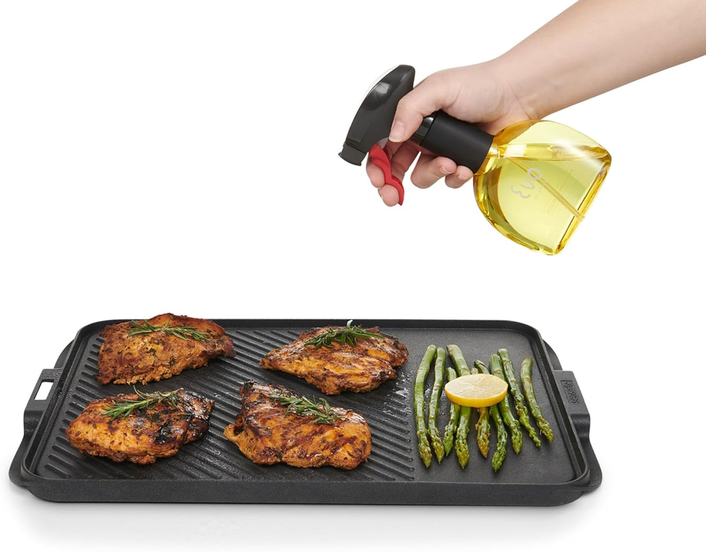 Evo Oil Sprayer Minis, Non-Aerosol for Olive, Cooking Oils, and Vinegars, 8-Ounce Capacity, 1 Each Yellow and Green