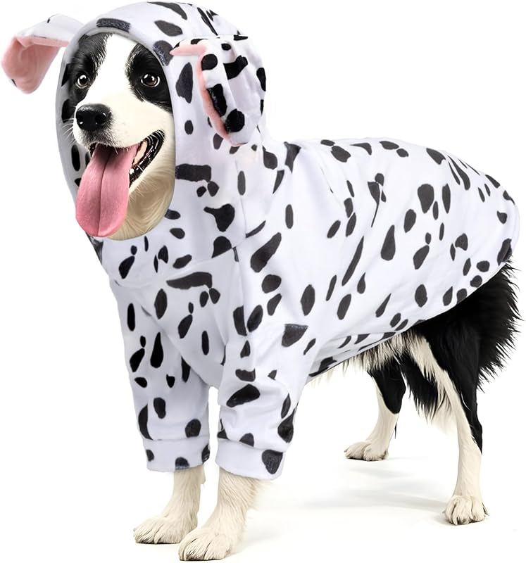 DELIFUR Dog Halloween Chicken Costume - Dog Thanksgiving Hoodies for Small Medium Pet Cute Animal Clothes Cosplay Sweatshirt for Boston Terrier (Chicken, Large)