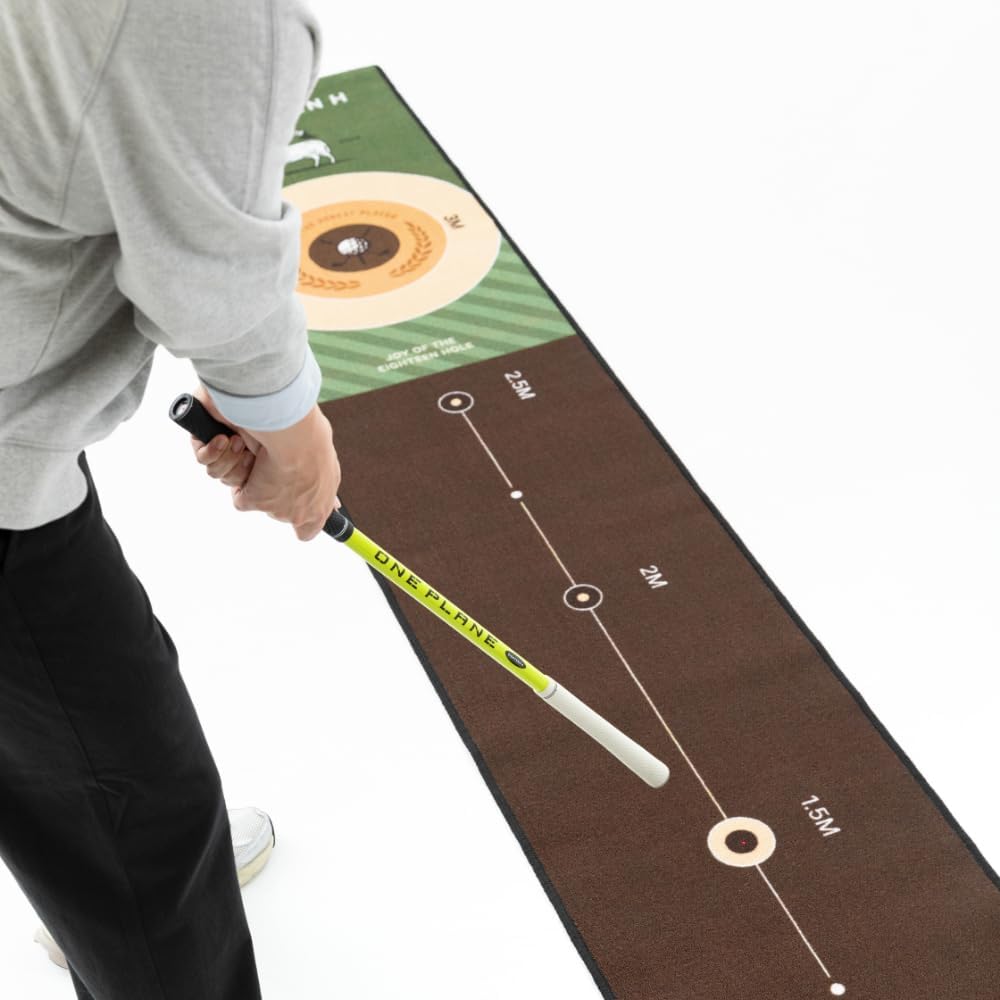 Putting Green Indoor Mat Golf Gifts for Men Golfing Practice Matt Training Aid Heoseok Pro