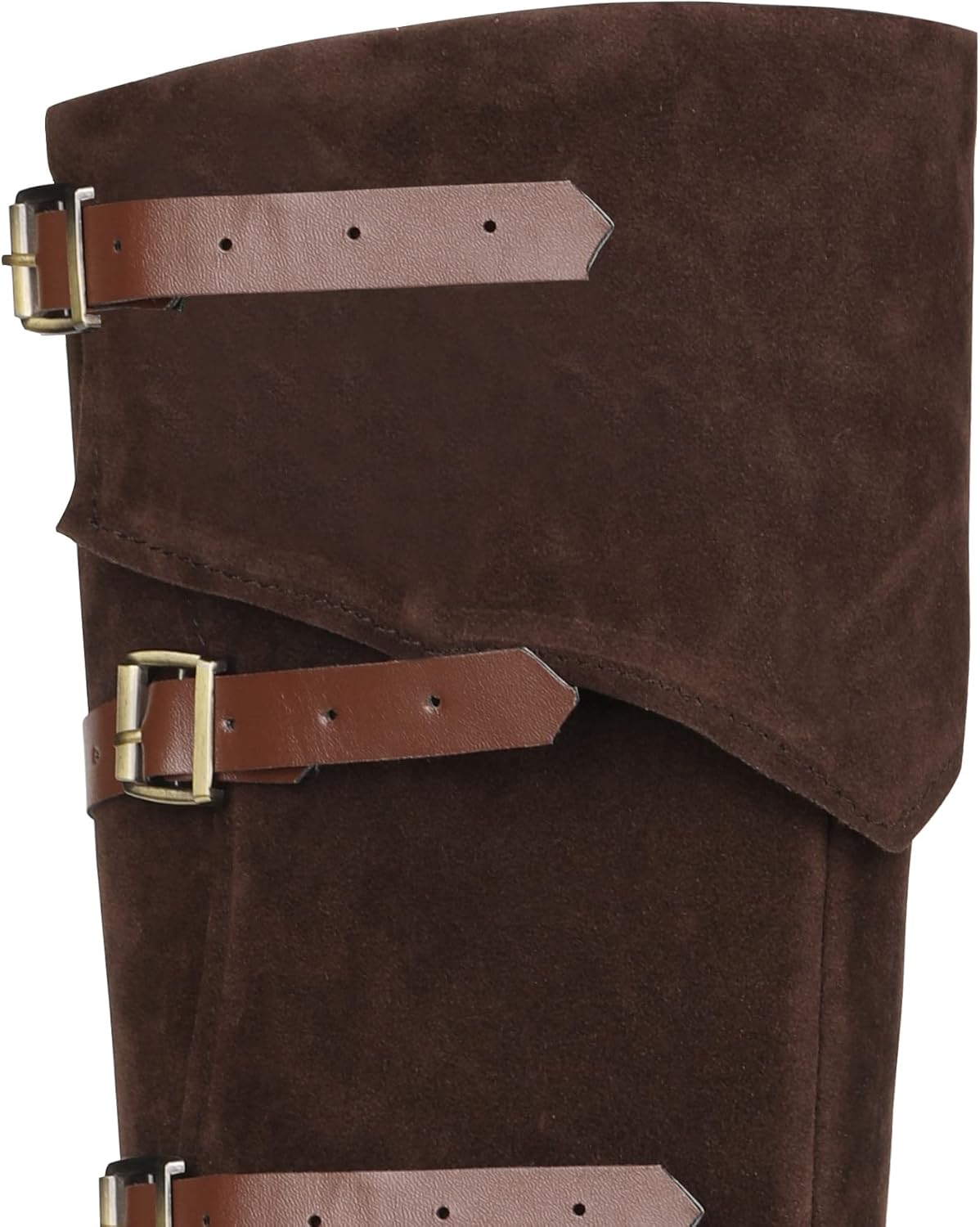 Pirate Boots Covers Medieval Renaissance Steampunk Boots Covers Tops with Studs for Halloween Costume