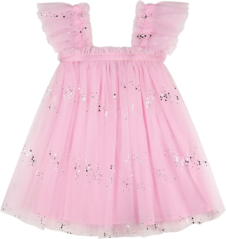 AGQT Baby Girls Tutu Dress Tulle Sundress Size 9M-5T