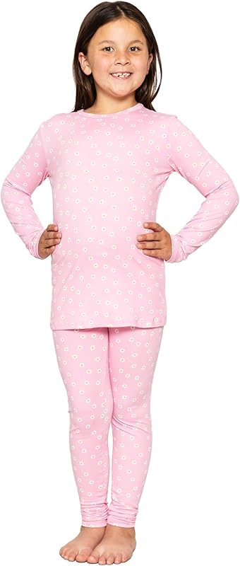 STRETCH IS COMFORT Oh So Soft Youth Girls Long Sleeve Crew and Leggings Set, Includes Top and Bottom