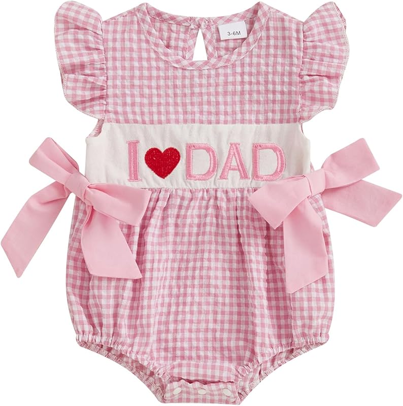 Baby Girl Summer Clothes Newborn Bubble Romper Embroidery Ruffle Sleeve Smocked Bodysuit Cute One Piece Outfit