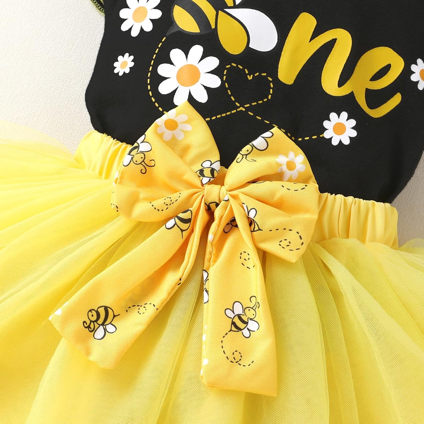 YOUNGER TREE Baby Girls 1st Birthday Outfit ONE Romper Tulle Tutu Skirt with Headband Sets Baby First Princess Dress