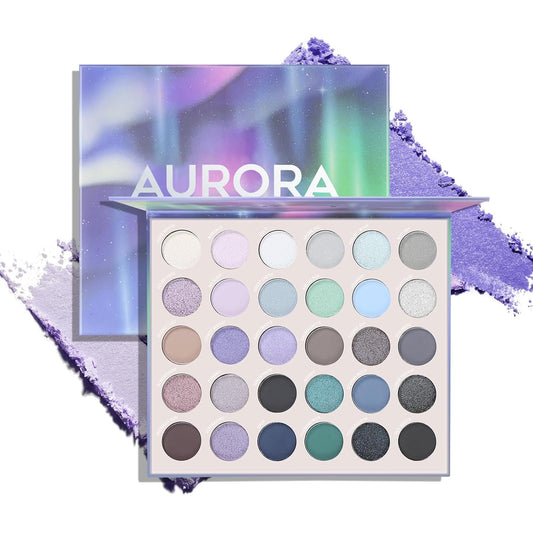 Eyeshadow Palette 30 Pigmented Matte Shimmer Eye Shadow Makeup Palette Glitter Long Lasting Waterproof - TrendyLookz