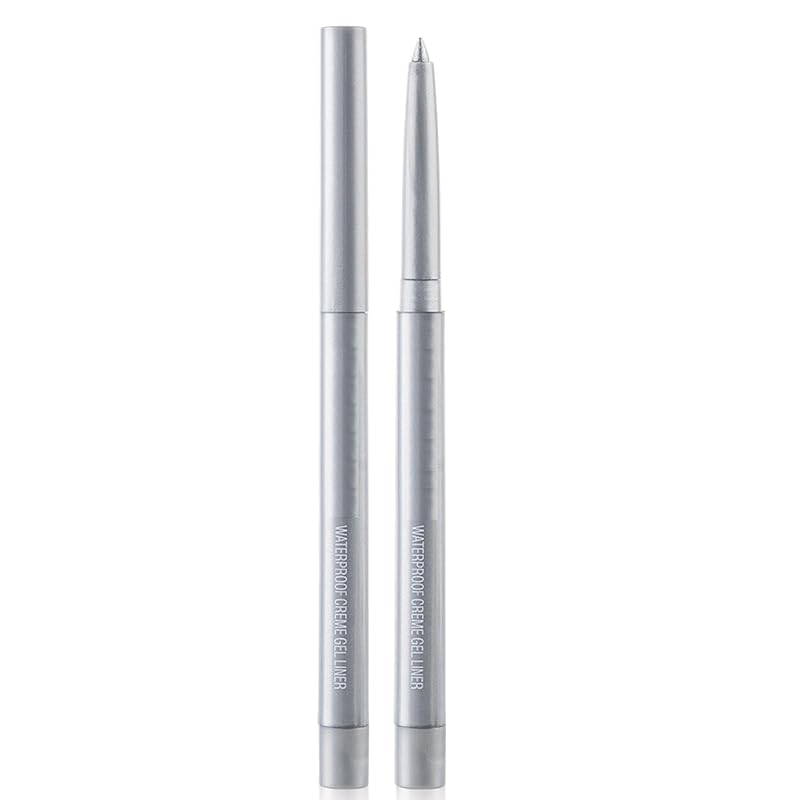 Eyeliner Pencil, Waterproof Eyeliner Long-lasting, Light-blue Eyeliners, High-Pigmented Colorful Eyeliners Easy To Use Eye Liner Pen for Women, Light-blue