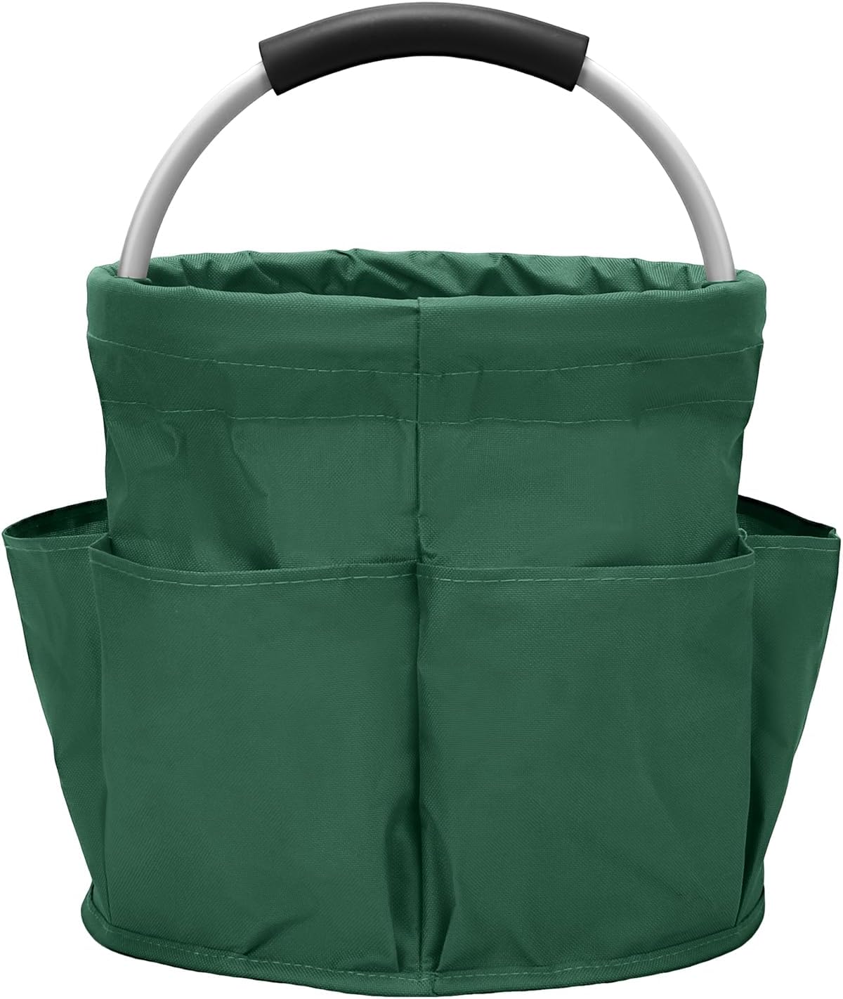 Multifunctional Folding Basket with Handles: Portable Picnic Baskets, Outdoor Beach Baskets, Garden Picking Baskets, Gift Baskets, Collapsible Bathroom Storage Baskets (Green)