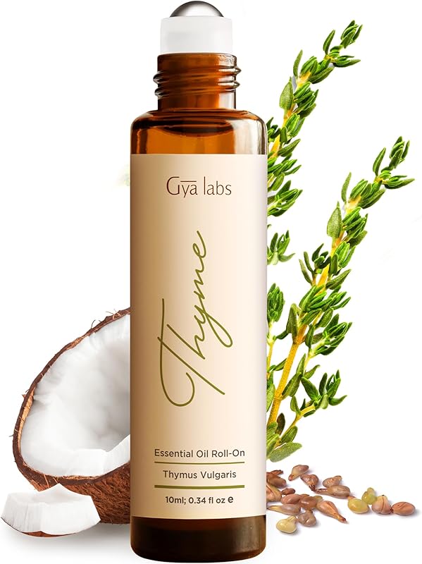 Gya Labs Peace Essential Oil Roll on - 100% Pure Natural Calming Oil for Fatigue, Blend with Patchouli, Frankincense, Aromatherapy Relaxation Gifts for Women and Men, Travel Size (0.34 Fl Oz)