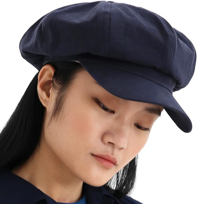 UNDERCONTROL Painter Vintage Bio Washed Cotton Classic Octagonal Pattern Unisex Painter Beret Castro Brim Hunting Hat Korea