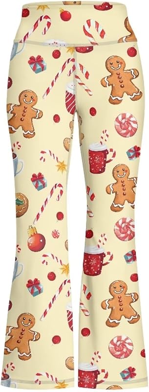 Girls' Athletic Leggings Bell Bottoms Kids Dance Running Yoga Pants High Waisted Workout Active Dance Tights