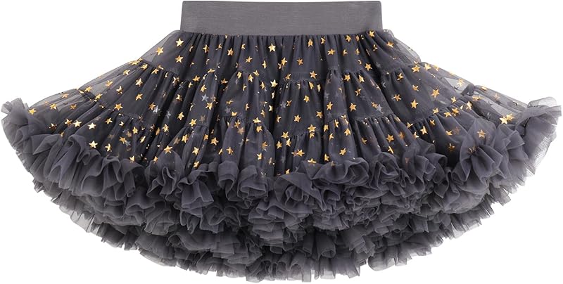 Petticoat Skirt for Girls Tutu Skirt Princess Fluffy Soft Tulle Ballet Birthday Party Pettiskirt Half Slips Dance Underskirt