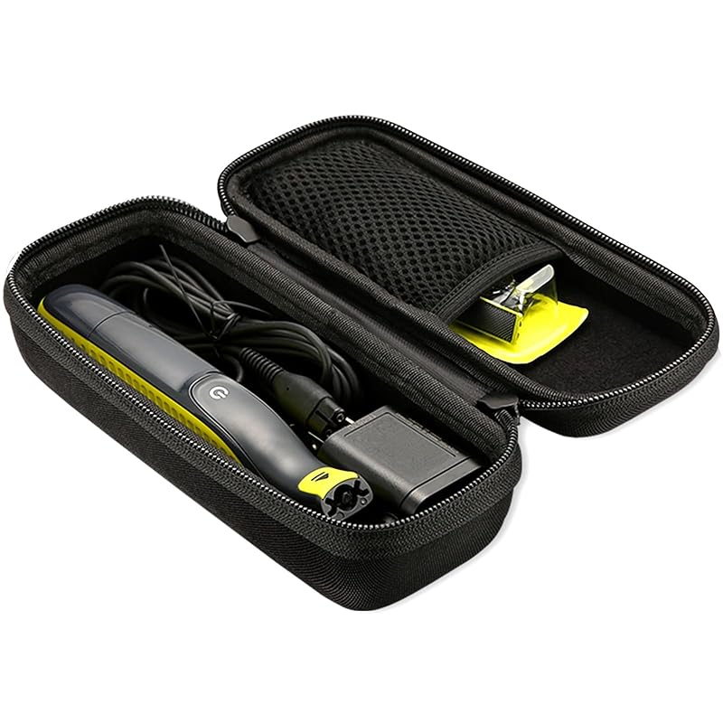 ProCase Hard Travel Carrying Case for Hybrid Electric Trimmer and Shaver, Portable Hybrid Razor Organizer Storage Bag Fit QP2630 QP2620 QP2530 QP2520 and Accessories -Carbon