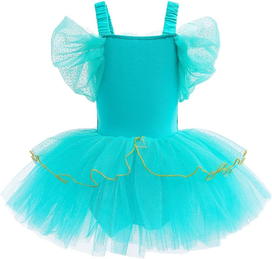REXREII Toddler Girls Princess Ballerina Tutu Dress Rapunzel Sofia Snow White Frozen Elsa Fancy Dress Up Halloween Costume