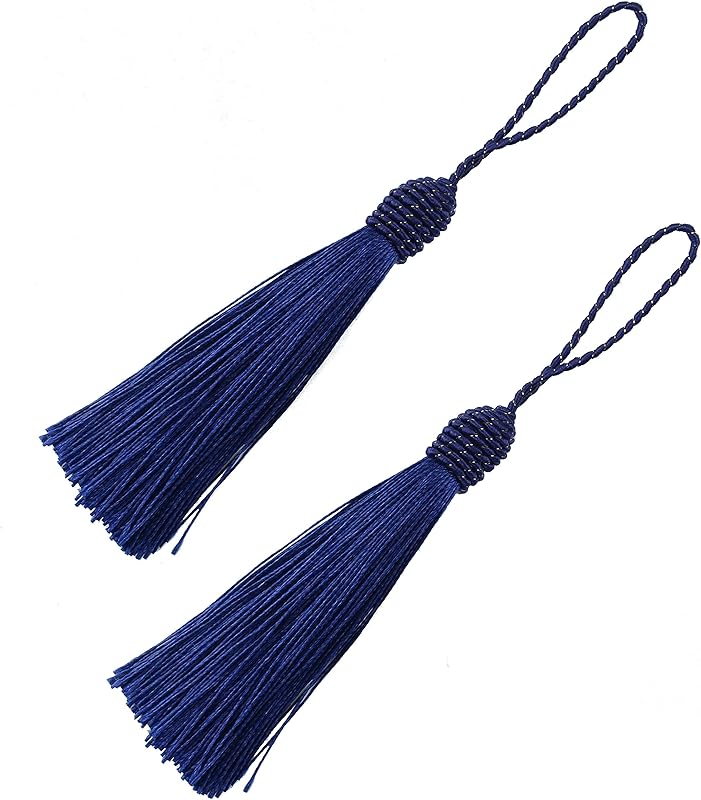 Makhry 20pcs 15.5cm/6 Inch Silky Floss Bookmark Tassels with 2-Inch Cord Loop and Small Chinese Knot for Jewelry Making, Souvenir, Bookmarks, DIY Craft Accessory (Peach Pink)