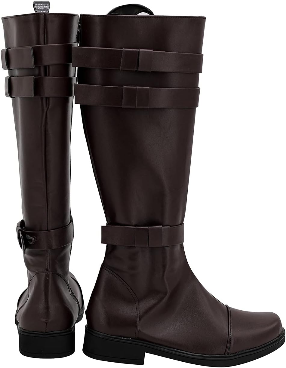 Adult's Knee High Cosplay Shoes Pirate Boot Halloween Costume Shoes