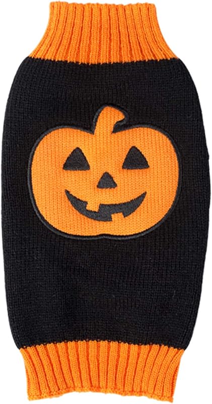 Pet Holiday Halloween Pumpkin Pet Clothes Dog Sweater