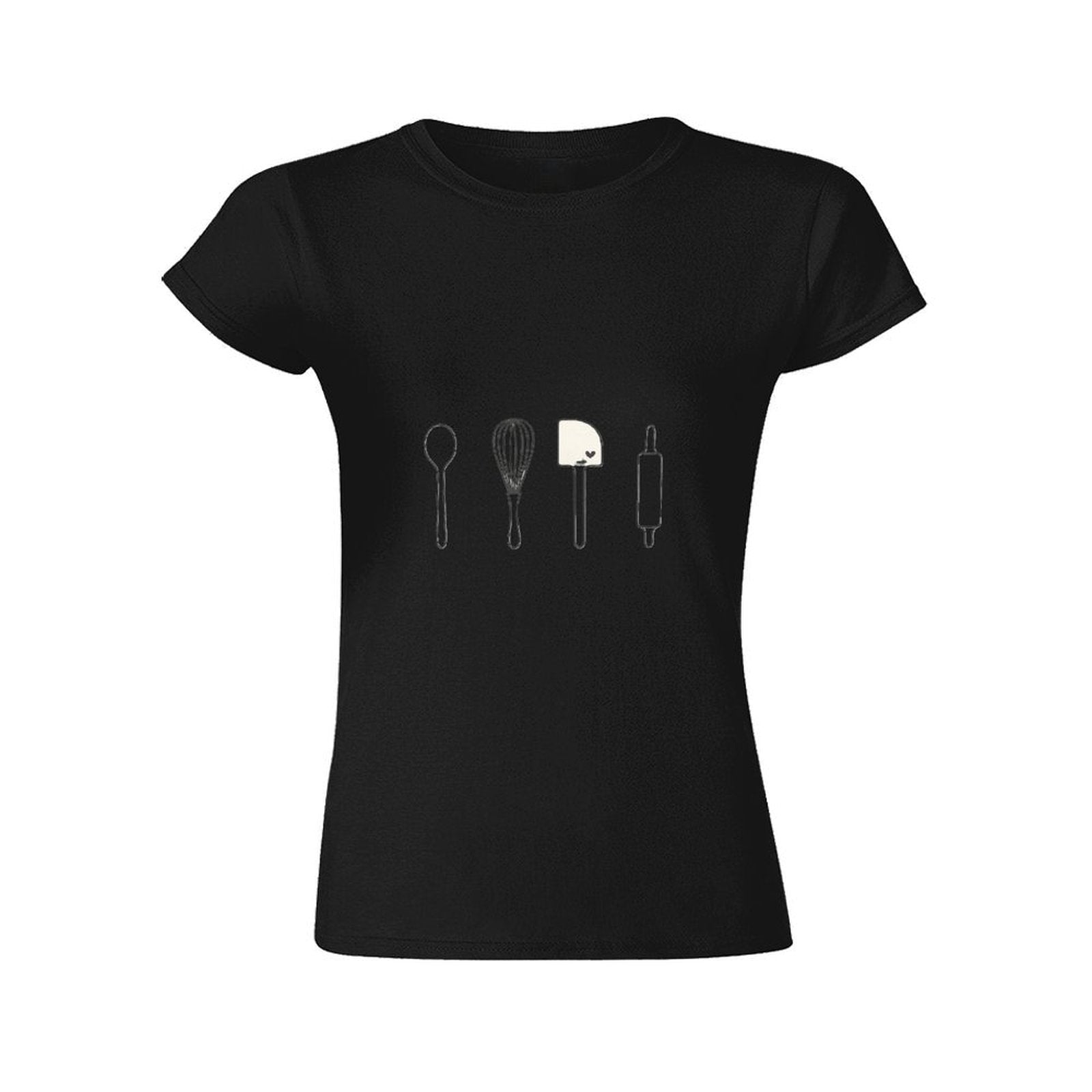 Gildan T-shirt Women Image - 0014 - U1 Spring and Summer Round Neck Short - sleeved Tops Women's Casual Sports T-shirt - TrendyLookz