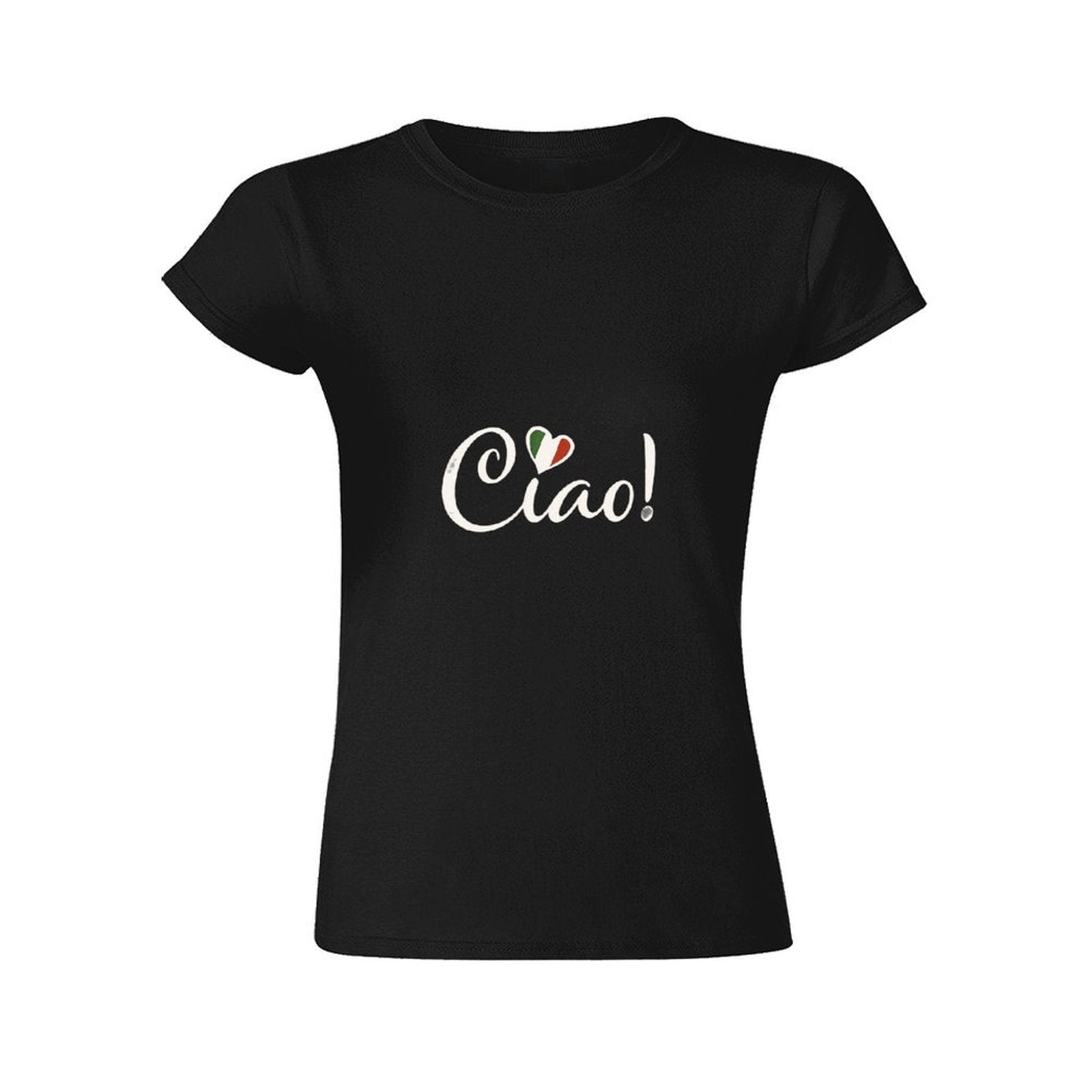 Gildan T-shirt Women Italian Greeting with Love - U1 Spring and Summer Round Neck Short - sleeved Tops Women's Casual Sports T-shirt - TrendyLookz