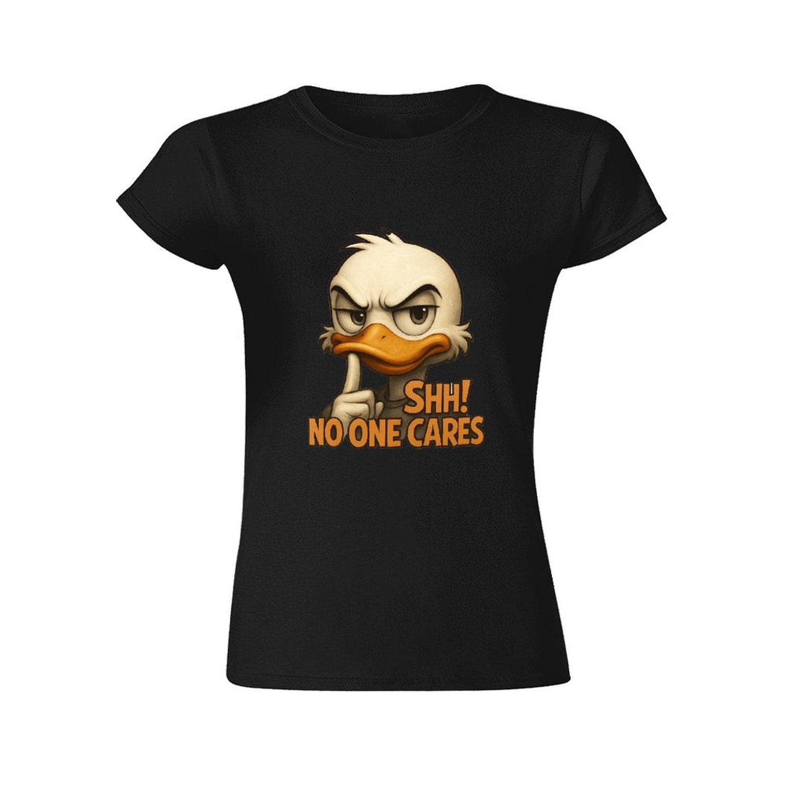 Gildan T-shirt Women Silent Duck Warning - U1 Spring and Summer Round Neck Short - sleeved Tops Women's Casual Sports T-shirt - TrendyLookz