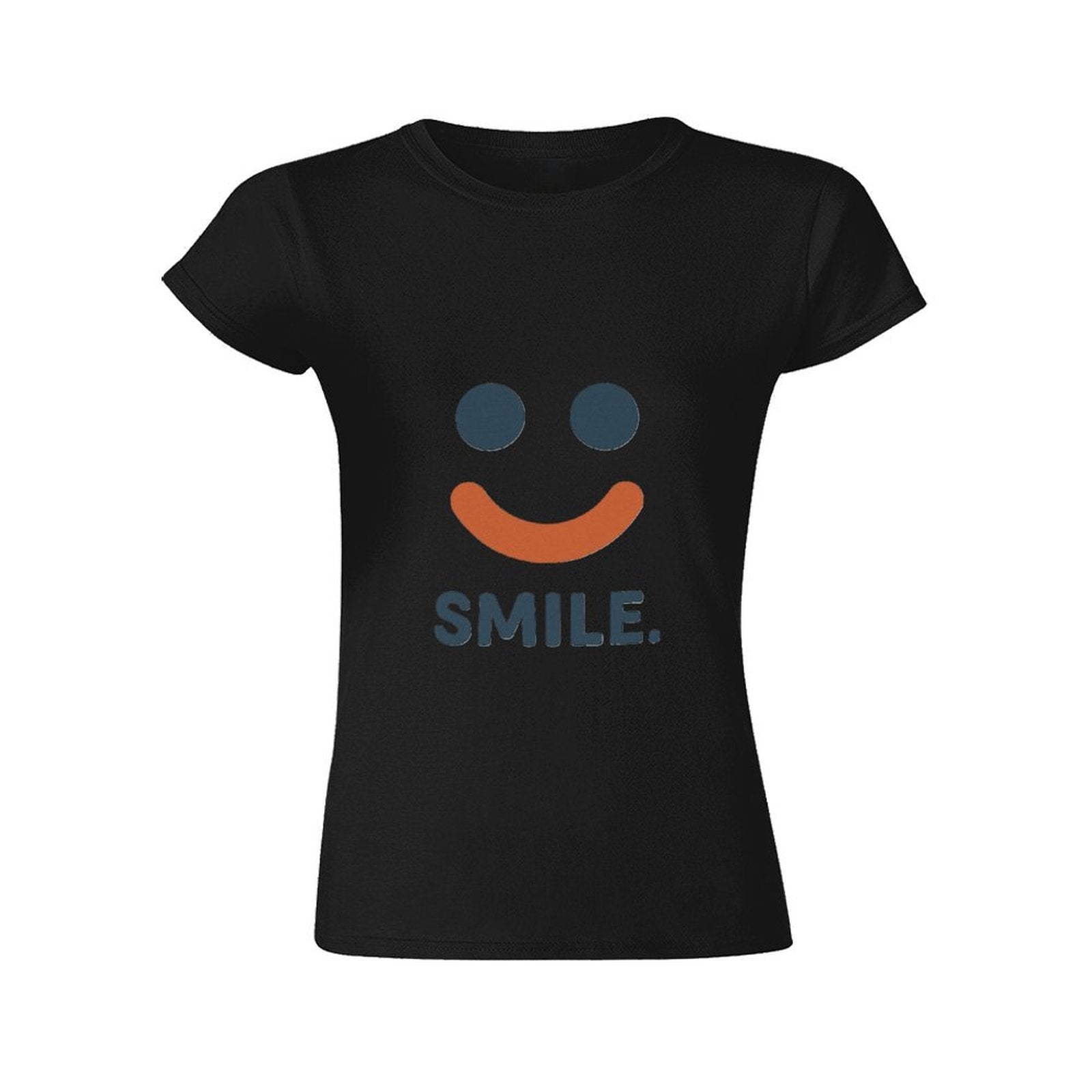 Gildan T-shirt Women Simple Smile Reminder - U1 Spring and Summer Round Neck Short - sleeved Tops Women's Casual Sports T-shirt - TrendyLookz
