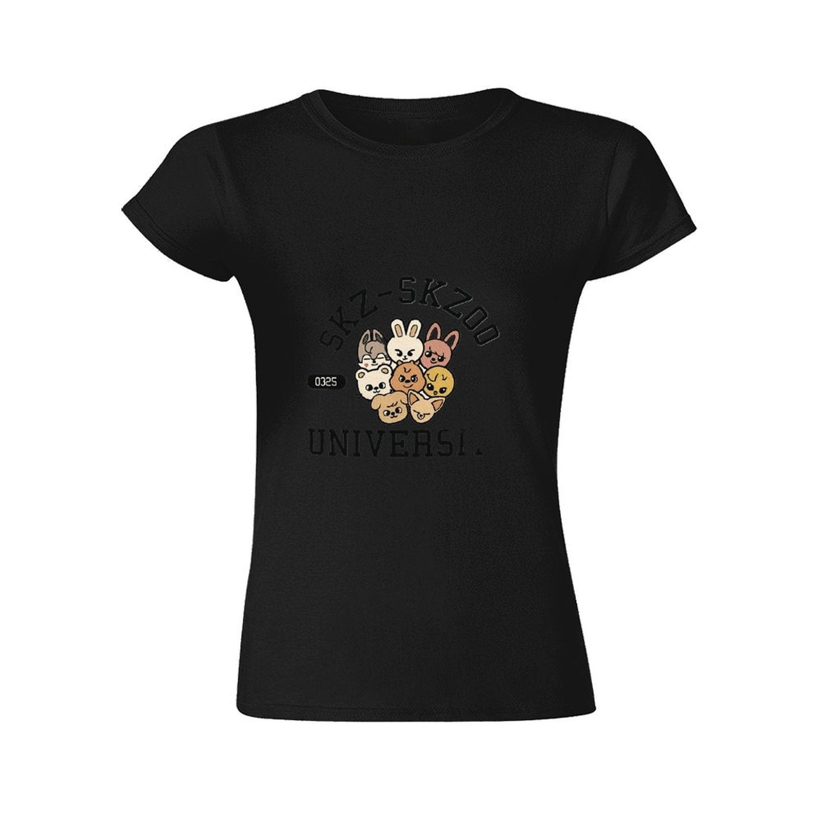 Gildan T-shirt Women SKZ Spring and Summer Round Neck Short - sleeved Tops Women's Casual Sports T-shirt - TrendyLookz